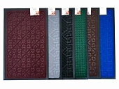 картинка Коврик придверный с ворсом на резиновой основе 50*80 см в ассортименте (однотонный)/ 24 шт — Великий Путь