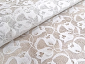 картинка Салфетка в рулоне ажурная белая 50см*20м, мод. FL-2924 БЕЛАЯ /6шт — Великий Путь