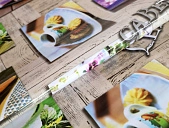 картинка Клеенка ПВХ на тканевой основе "ГЛЯНЕЦ" 0,26мм*1,37*20м мод.STS2206-2 — Великий Путь