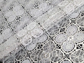 картинка Салфетка в рулоне ажурная без основы серебро 50см*20м, мод. FL-2945 — Великий Путь