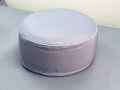 картинка Пуф надувной с чехлом "Garden" (комплект), 54*54*26 см, Серый — Великий Путь