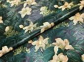 картинка Клеенка ПВХ на тканевой основе "ЦВЕТЫ/FLOWERS", 1,37*20м, мод. LM-504AF — Великий Путь