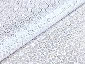 картинка Клеенка ПВХ без основы ажурная 1,37*20м, БЕЛЫЙ, мод. TR-621 — Великий Путь