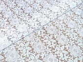 картинка Клеенка ПВХ без основы Ажурная Лайт 1,37*20м, БЕЛЫЙ, мод.LS-054B — Великий Путь