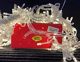 картинка Светодиодная гирлянда "Штора" 3*2м, 140 ламп, теплый белый, прозр провод, с переходн, 8 реж/60шт — Великий Путь