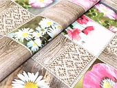 картинка Клеенка ПВХ на тканевой основе "ПРИНТ/PRINT" 1,37*20м мод. ST2651-1 — Великий Путь