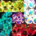 картинка Праздник огней "Рождественские шары" 6см, 8 шаров, с переходником, в ассортименте/48шт — Великий Путь