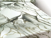 картинка Клеенка ПВХ на тканевой основе "Мрамор", 1,4*20м., мод. ULA-1892HG — Великий Путь