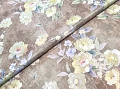 картинка Клеенка ПВХ на тканевой основе "ЦВЕТЫ/FLOWERS", 1,37*20м, мод. LM-502CB — Великий Путь