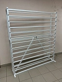 картинка Стенд для демонстрации клеенки "Клеенка 26" 1505*435*1745,белый — Великий Путь