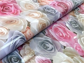 картинка Клеенка ПВХ на тканевой основе "ГЛЯНЕЦ" 0,26мм 1,37*20м мод. STS2379-1 — Великий Путь