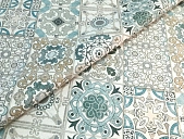 картинка Клеенка на тканевой основе с PU покрытием ШИК/ELEGANCE 1,37*20м, мод.21587  — Великий Путь