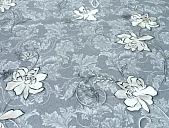 картинка Клеенка ПВХ лазерная на тканевой основе "Жемчуг с принтом" 1,37*20м, мод.TS-10DB — Великий Путь