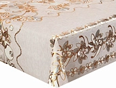 картинка Клеенка ПВХ лазерная на тканевой основе "Жемчуг с принтом" 1,37*20м, мод. QS-8330EB — Великий Путь