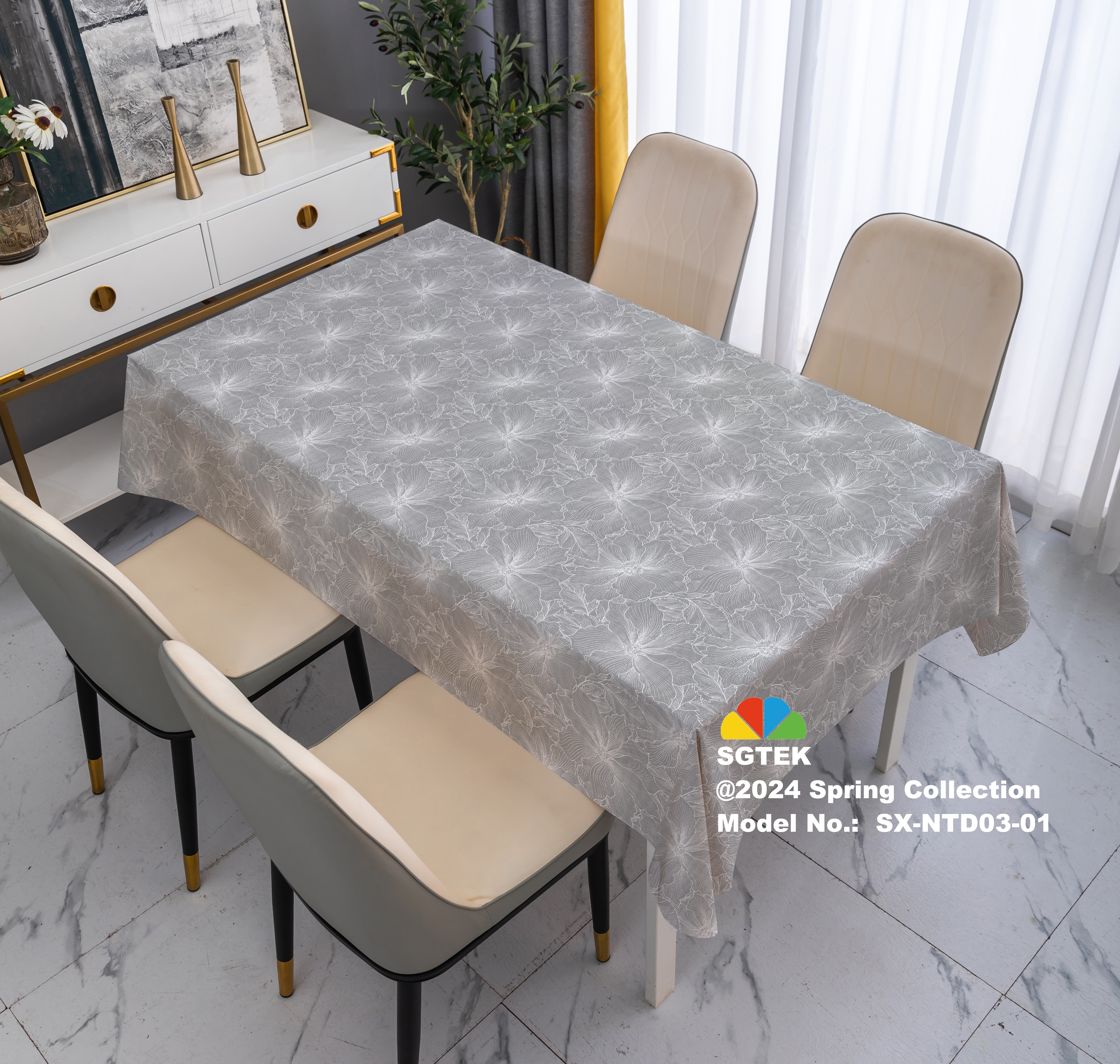 Клеенка ПВХ на тканевой основе "STYLE" 1,37*20м, мод.NTD-0301
