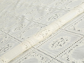 картинка Клеенка без основы ажурная 1,37*20м, БЕЖЕВЫЙ, мод. ТR-676 (старый арт TMB-KL-27047) — Великий Путь