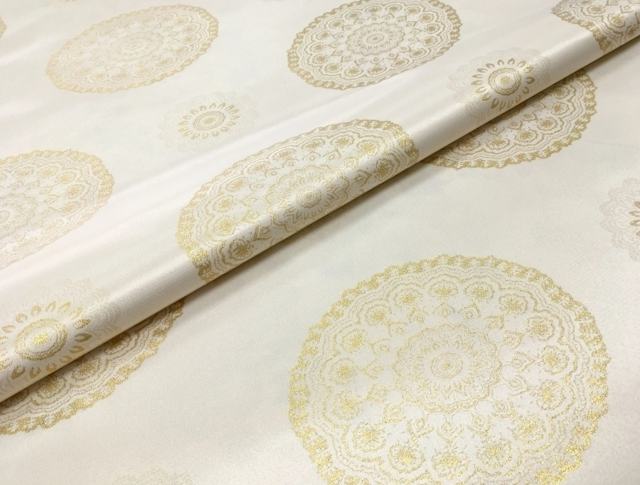 Клеенка тканевая с PVC покрытием JACQUARD GOLD, 1,4*20 м., мод. YM-T05A